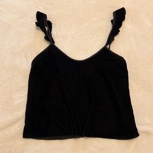 Victoria’s Secret velvet sleep crop top